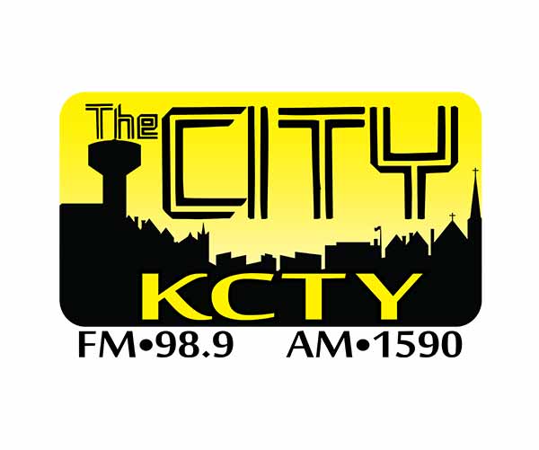 The City KCTY FM 98.9/AM 1590 radio logo